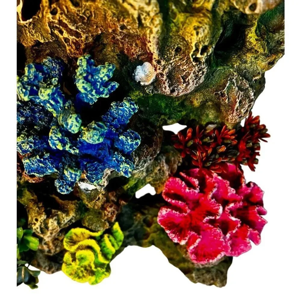 Top Fin Stone & Coral Aquarium Ornament Colorful Fish Tank Decor